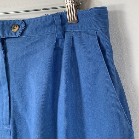 Talbots Vintage Women’s Plus Size 16 Cotton Blend Side Stretch Blue Pencil Skirt - Picture 4 of 15